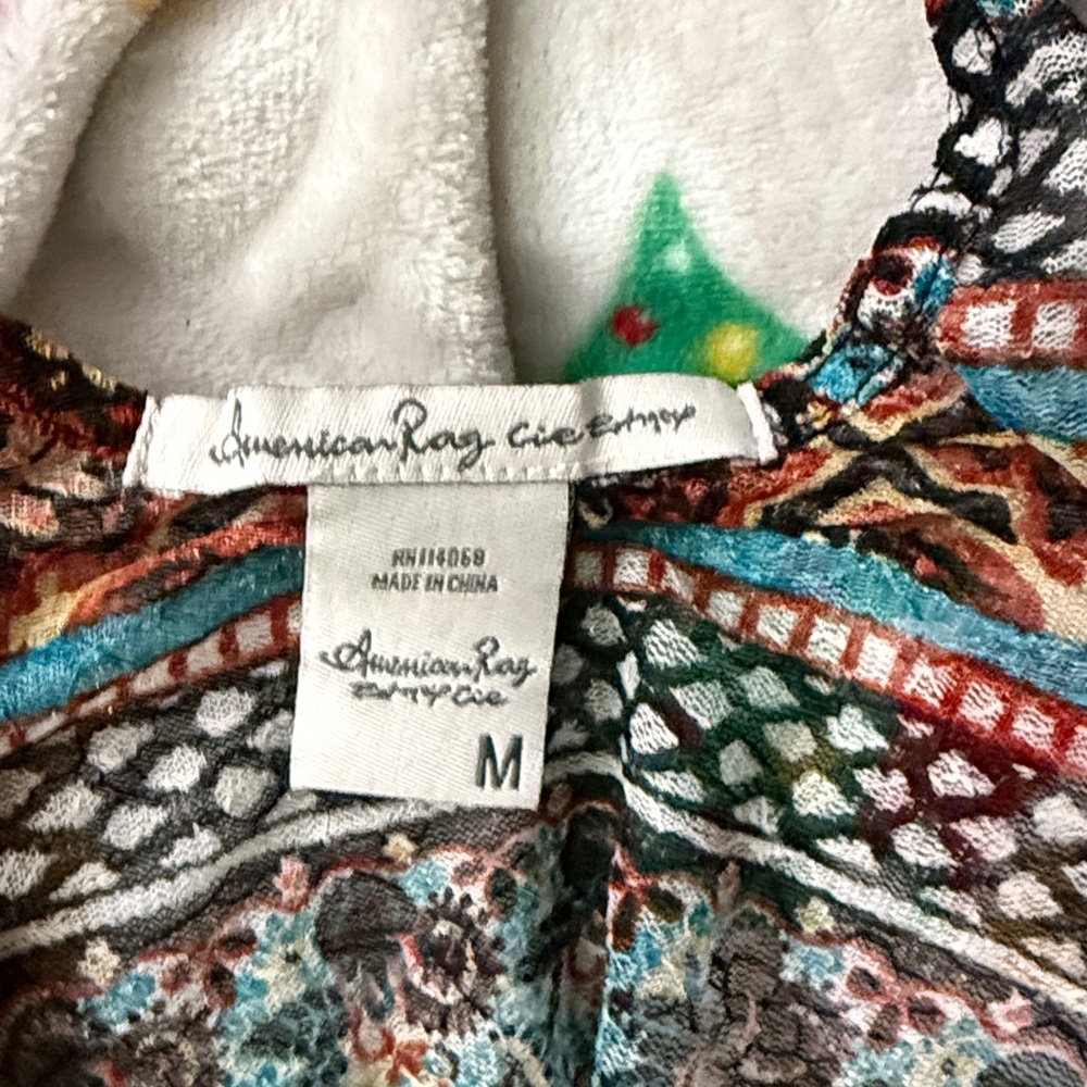 American Rag Multicolor Patterned Tank Top - Picture 2 of 3